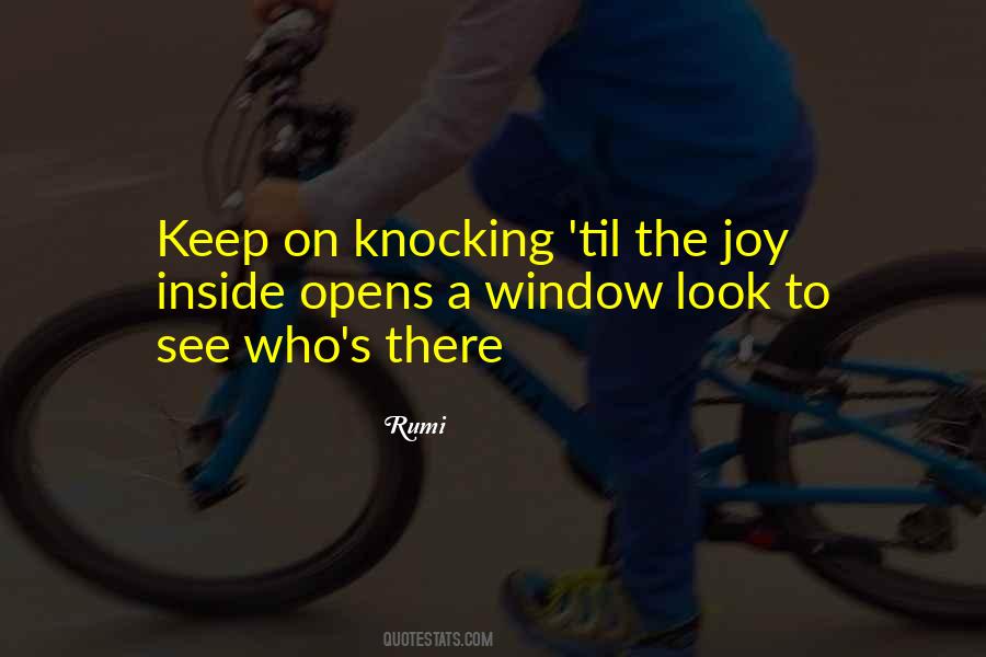 Quotes About Knocking #1251702