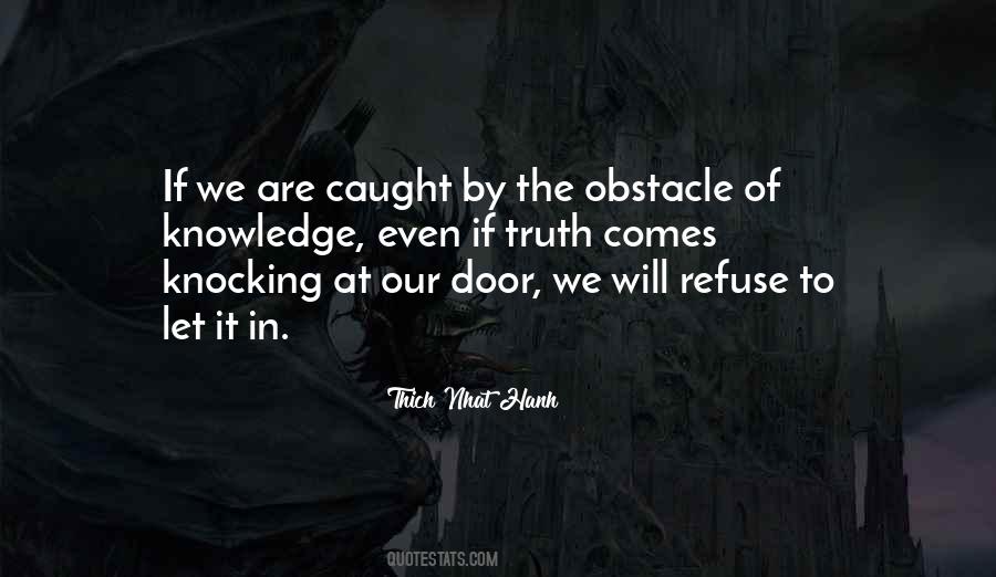 Quotes About Knocking #859789