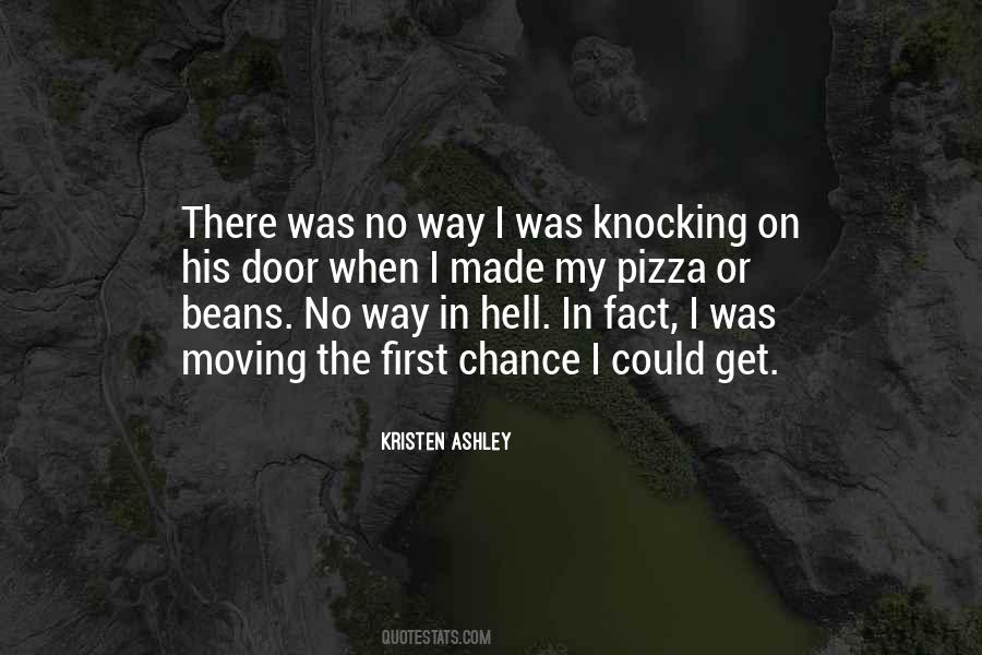 Quotes About Knocking #941465