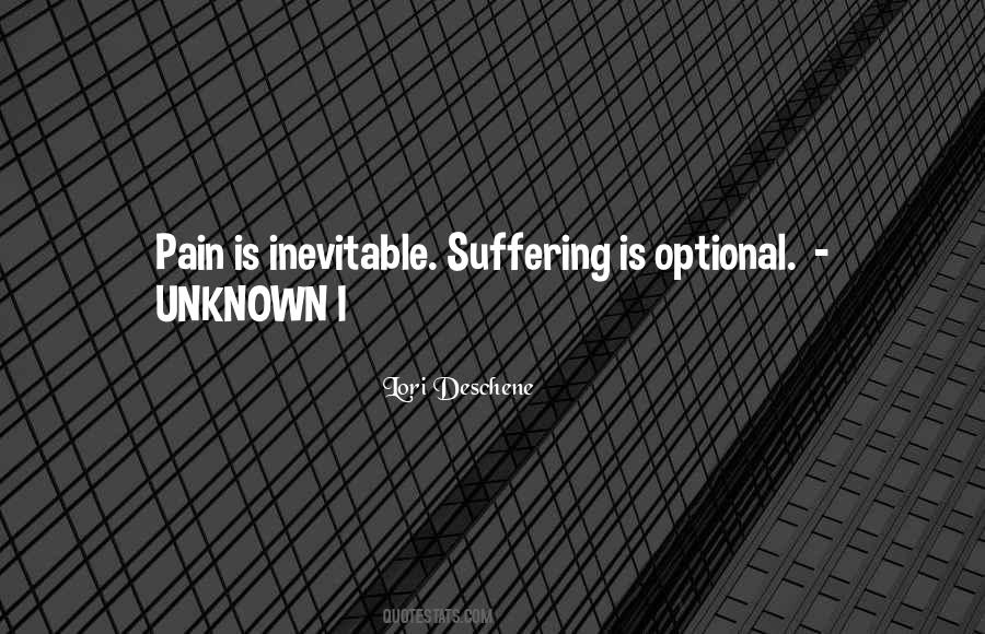 Suffering Is Optional Quotes #1876729