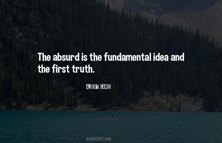 Fundamental Truth Quotes #688406