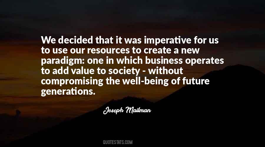 Quotes About Future Generations #1151808