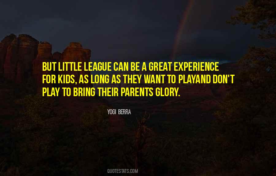 Quotes About Little League Baseball #1217251