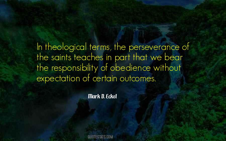 Quotes About Perseverance Of The Saints #845494