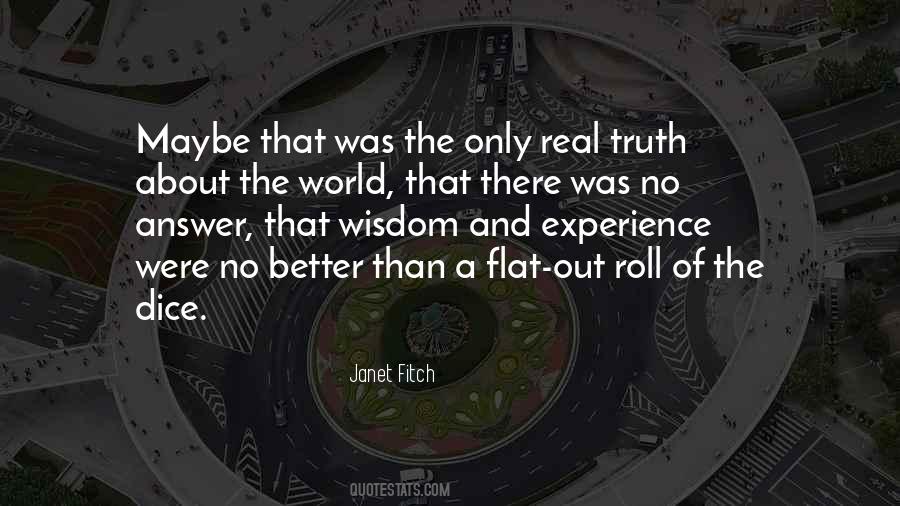 Quotes About Flat World #1567210