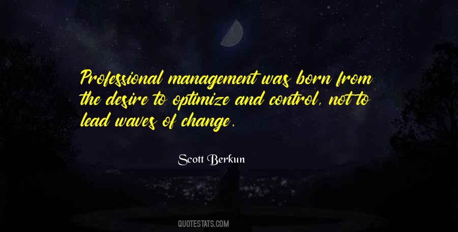Quotes About Management Change #79570