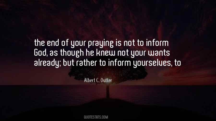Quotes About Praying For Yourself #44050