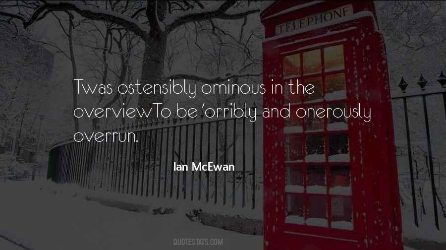 Quotes About Overview #1367418