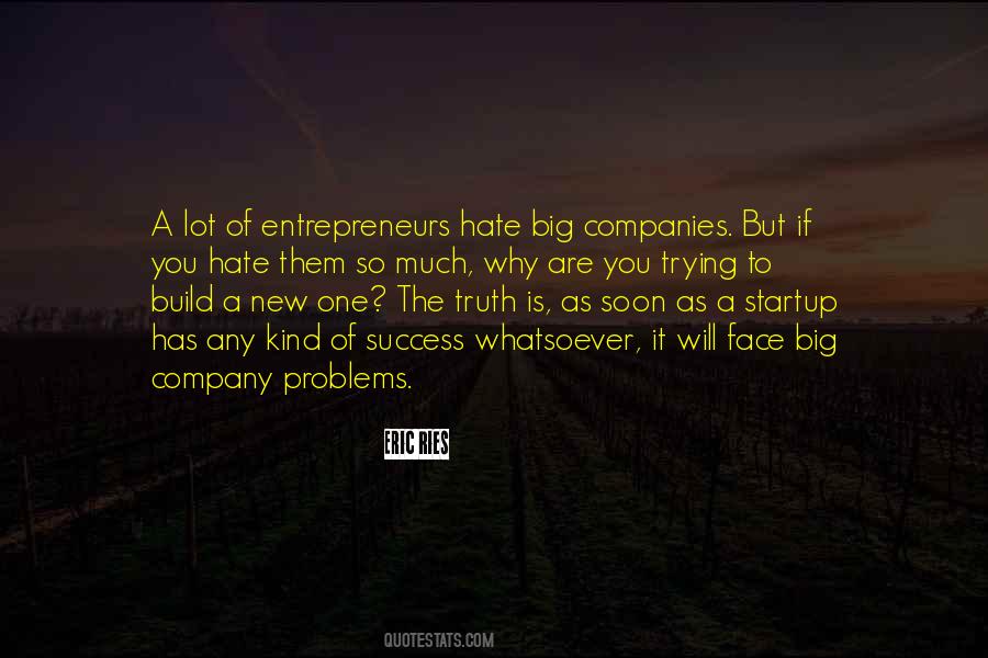 Quotes About Startup Companies #555965