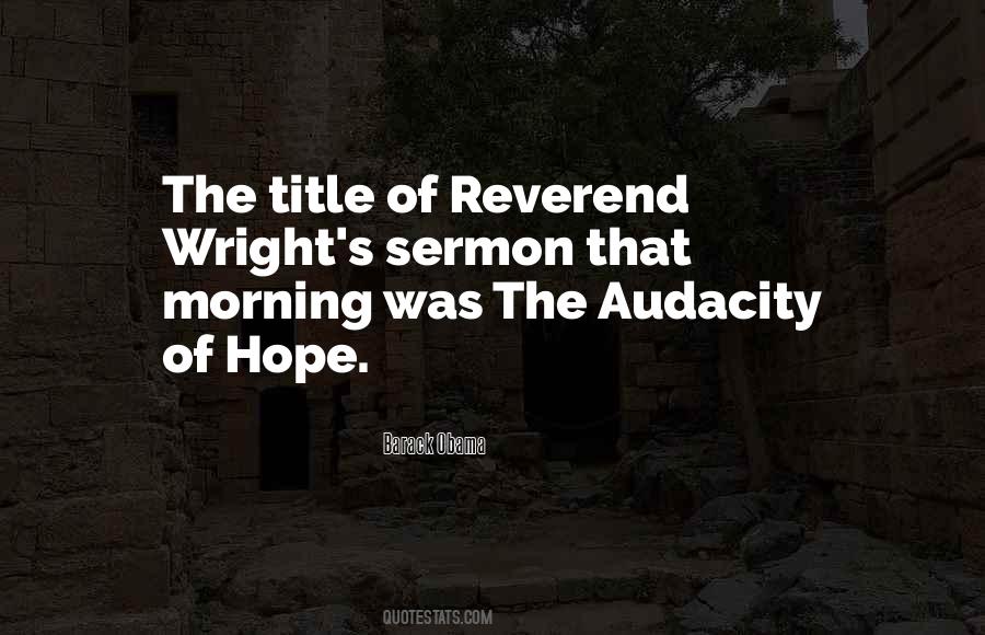 Quotes About Reverend #1662610