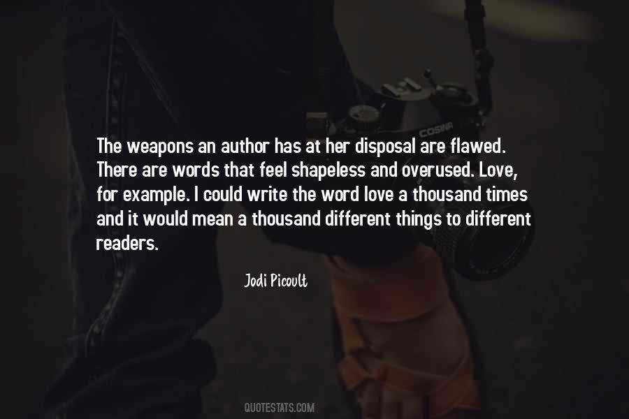 Quotes About Overused Words #670169