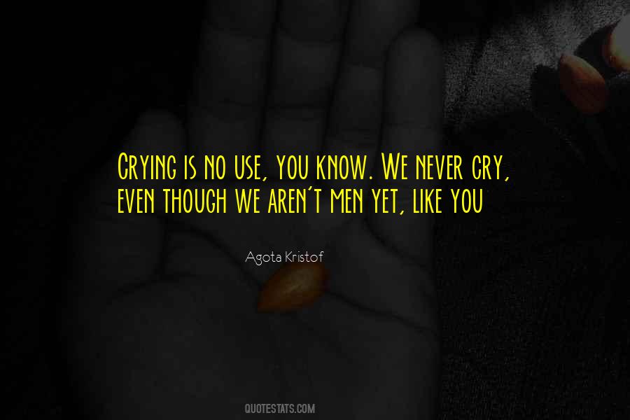 Men Crying Quotes #1625079