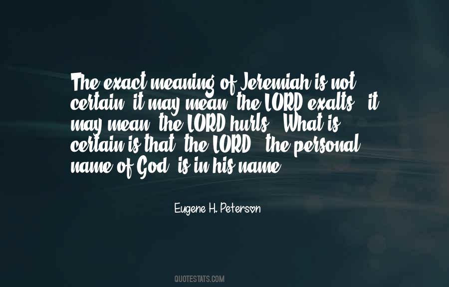 Name Of God Quotes #1403729