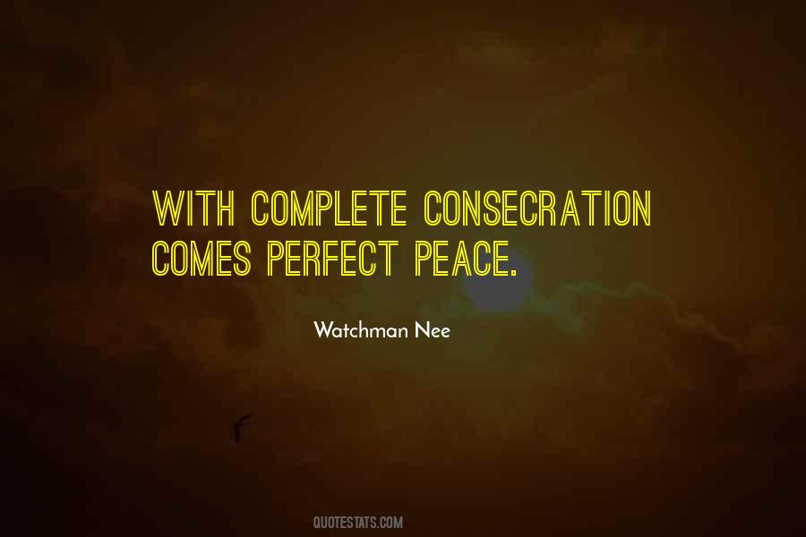 Perfect Peace Quotes #1211417