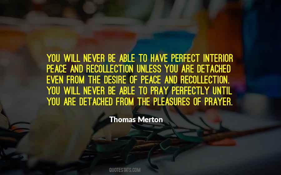 Perfect Peace Quotes #130609