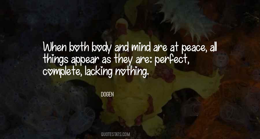 Perfect Peace Quotes #1337714