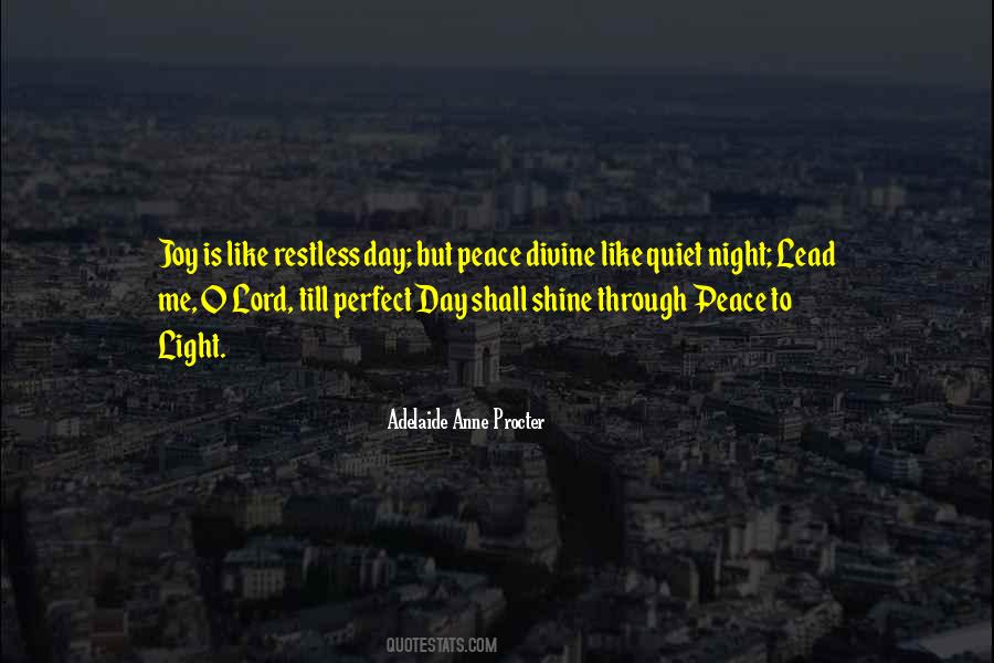 Perfect Peace Quotes #1350817