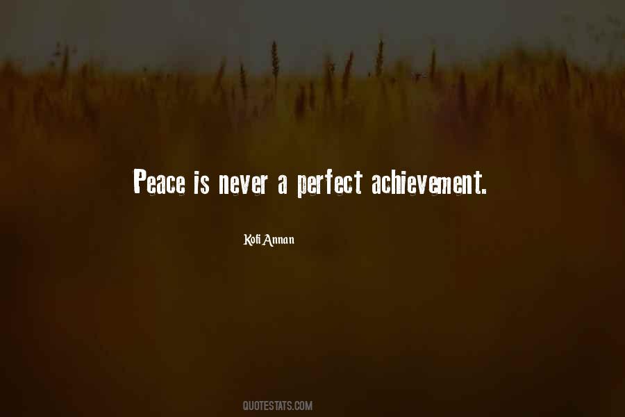 Perfect Peace Quotes #144384