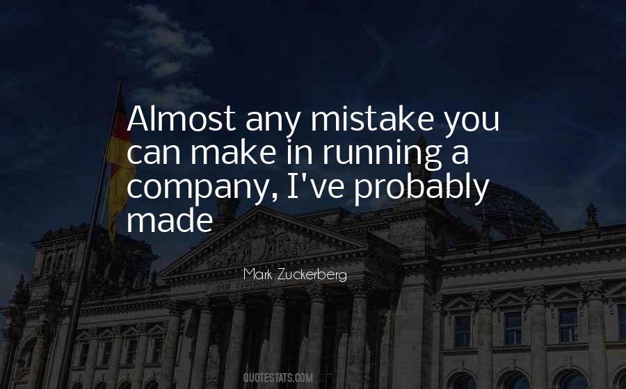 Quotes About Running A Company #1281575