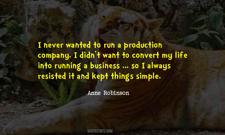 Quotes About Running A Company #1321088