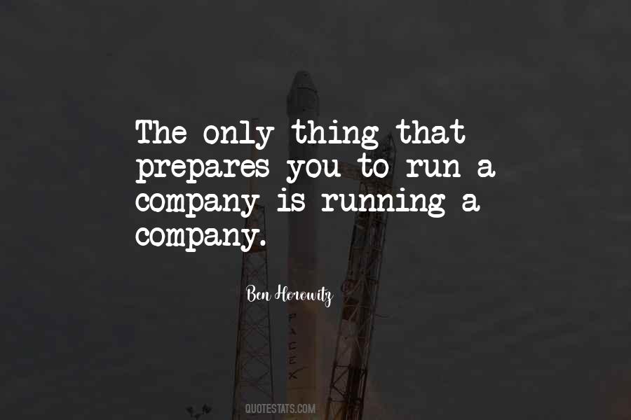 Quotes About Running A Company #1785415