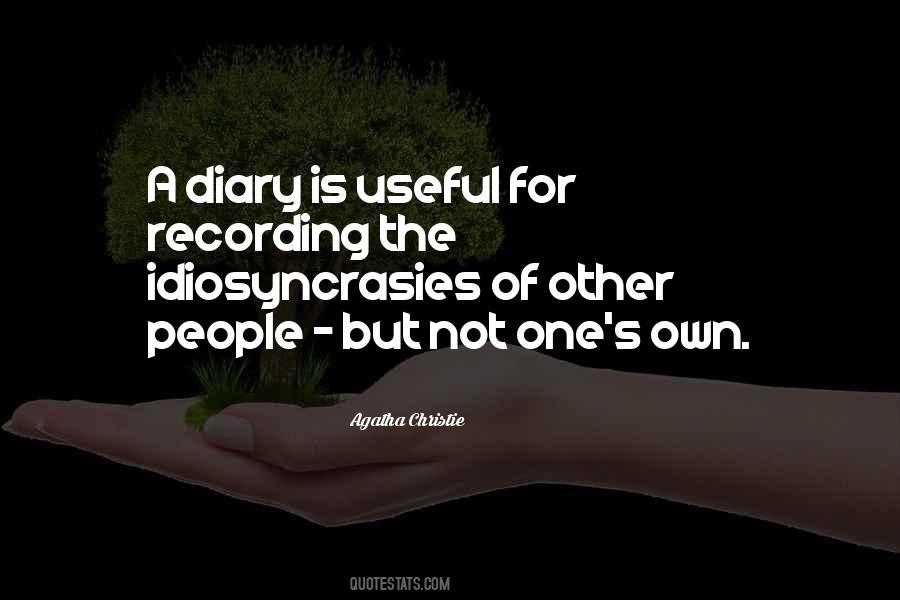 Quotes About Idiosyncrasies #949290