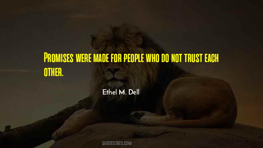 Quotes About Trust Each Other #1694543