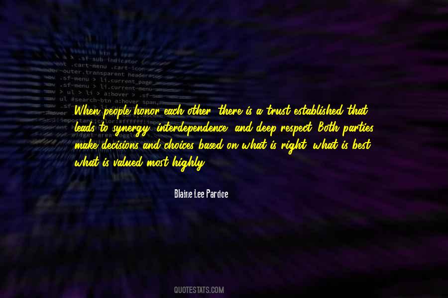 Quotes About Trust Each Other #295163