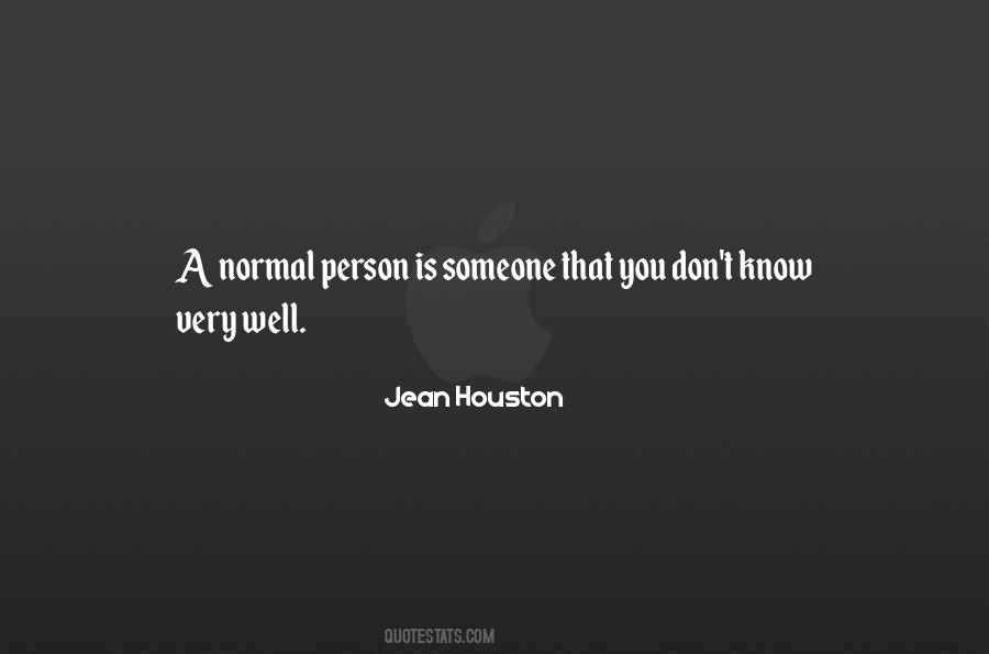 Quotes About Normal Person #155629