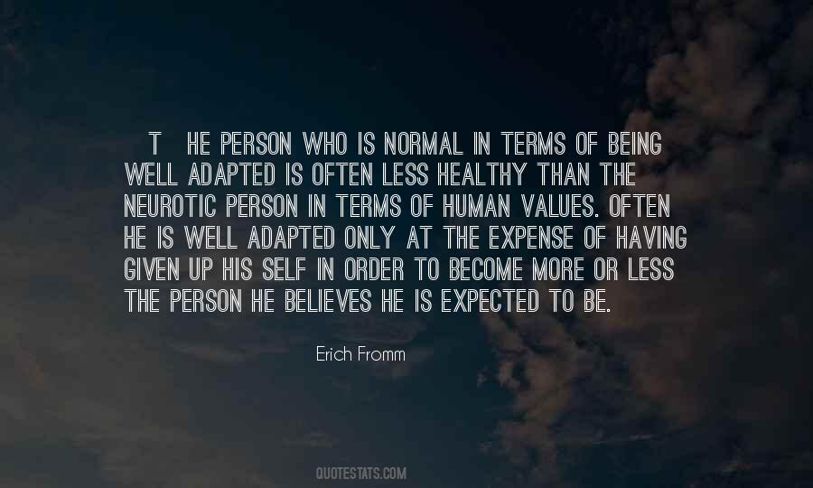 Quotes About Normal Person #502487