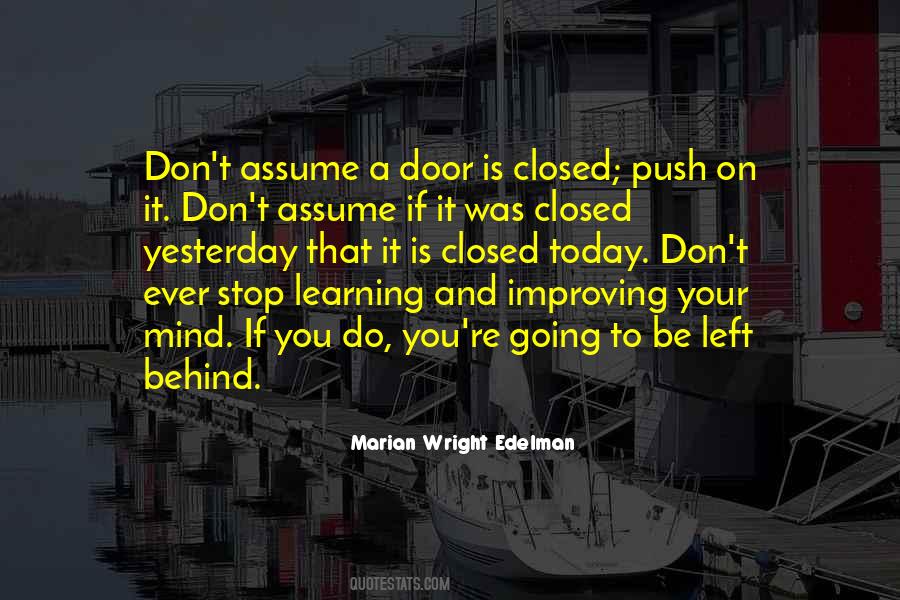 Door Closed Quotes #123524