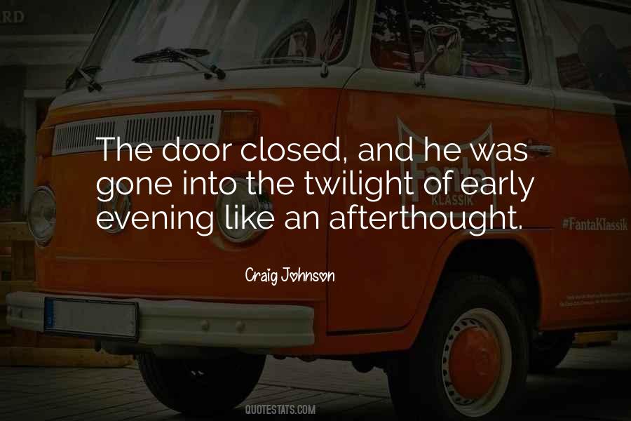 Door Closed Quotes #1285233