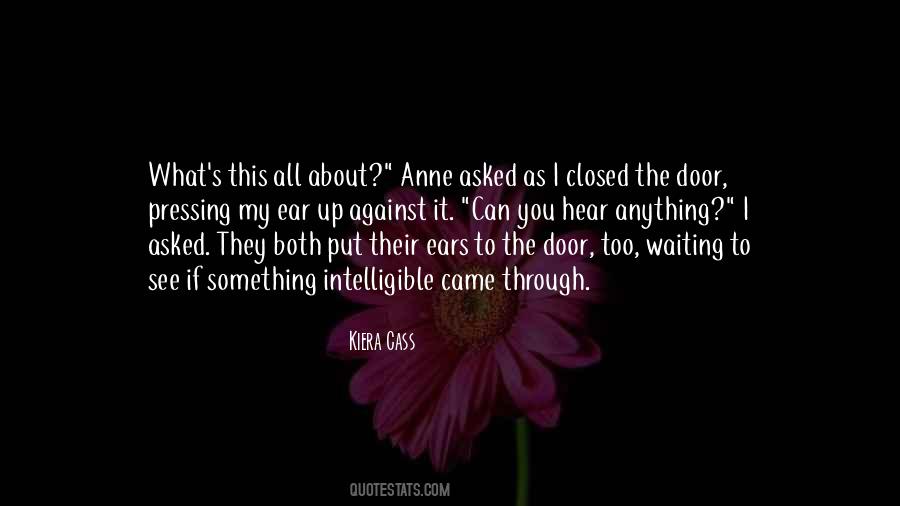 Door Closed Quotes #155275