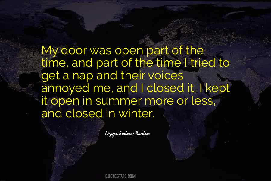 Door Closed Quotes #254610