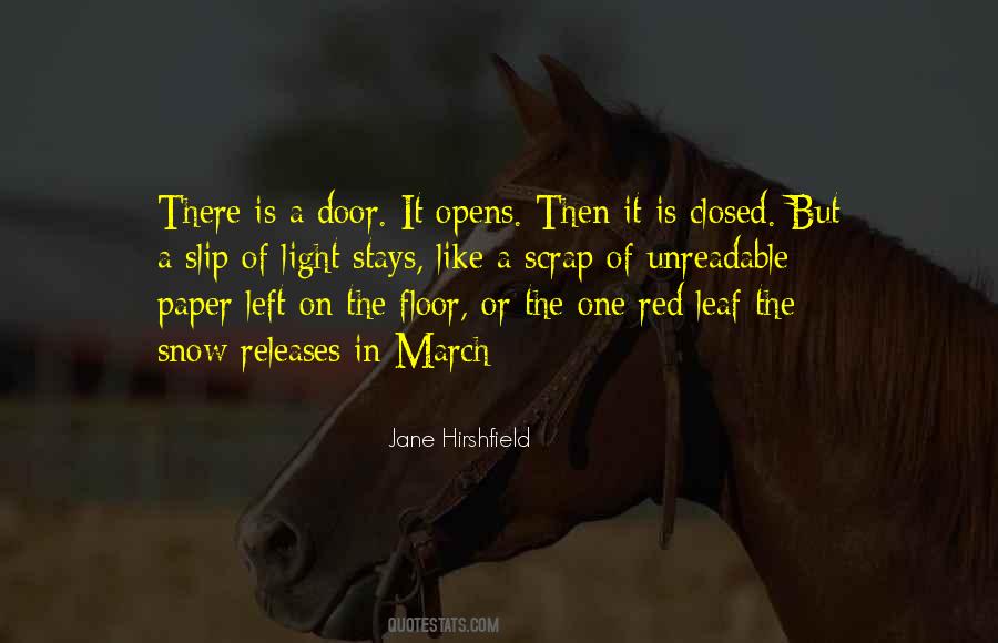 Door Closed Quotes #395644