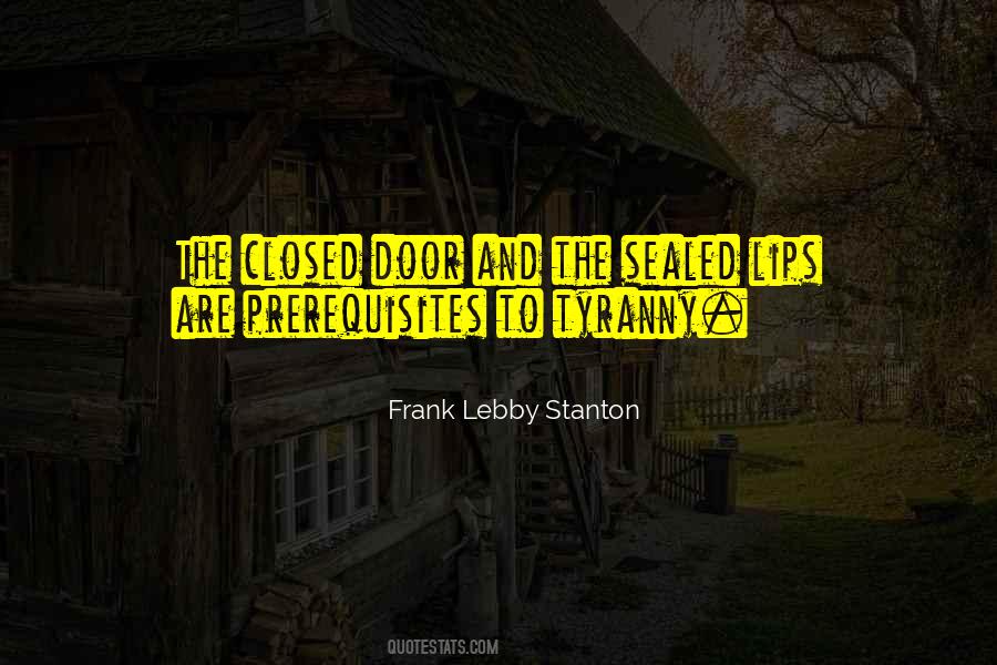 Door Closed Quotes #428624