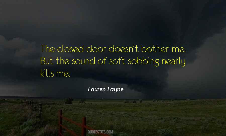 Door Closed Quotes #507444