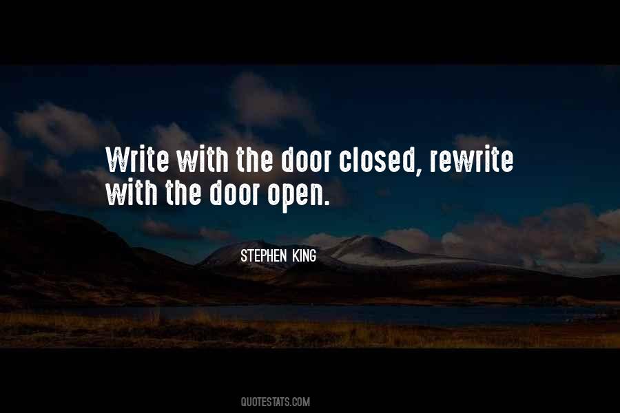 Door Closed Quotes #755317