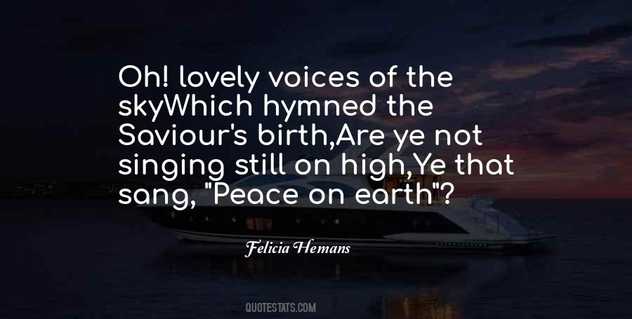 Quotes About Peace On Earth #1158112