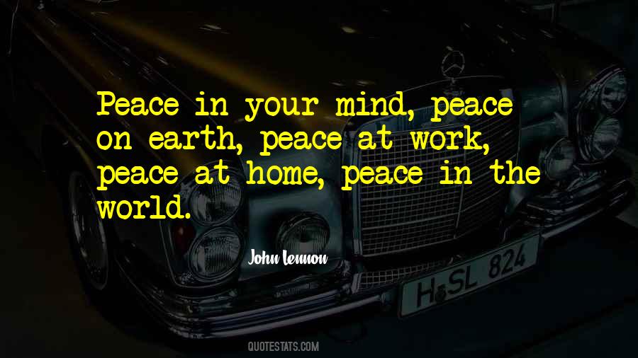 Quotes About Peace On Earth #1501795