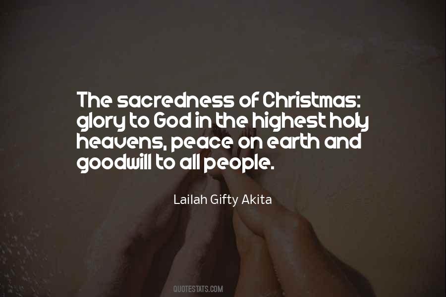 Quotes About Peace On Earth #1827084