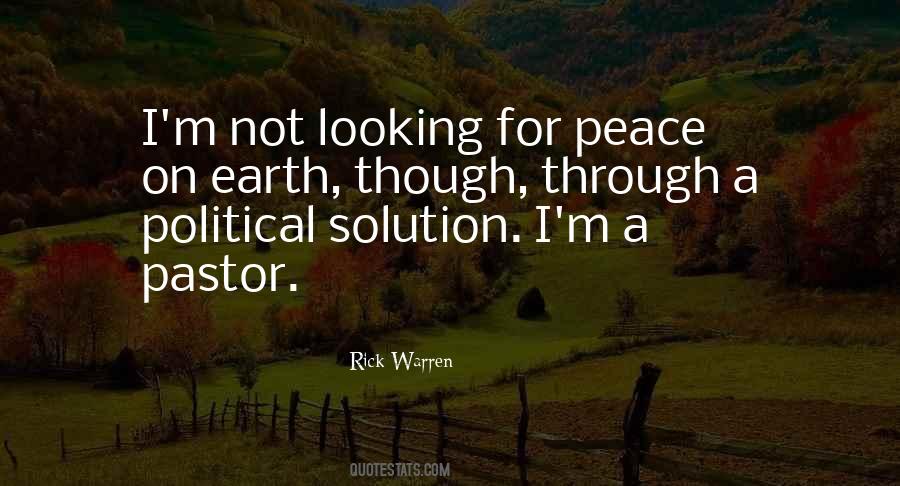 Quotes About Peace On Earth #276094