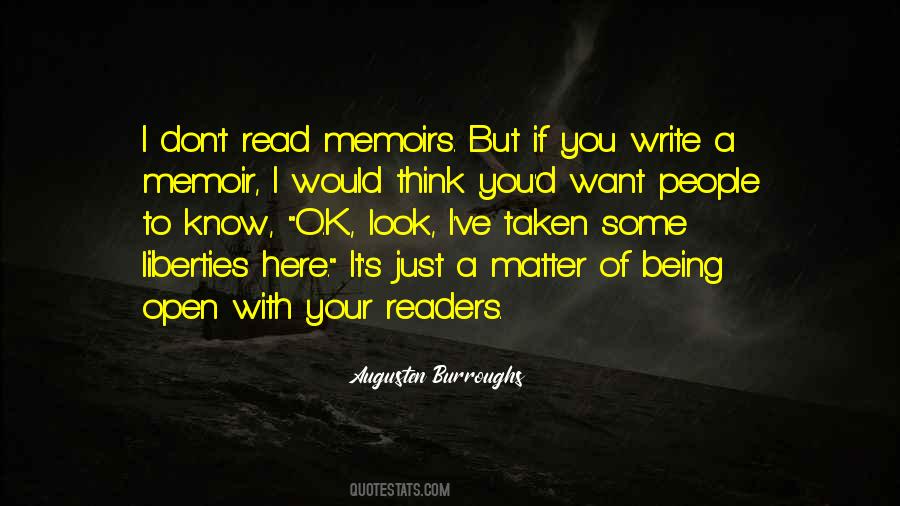 Quotes About Memoir Writing #1199871