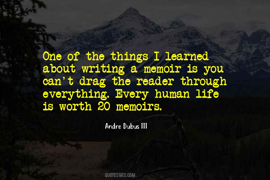 Quotes About Memoir Writing #910997