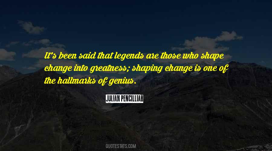 Quotes About Legends #1102090