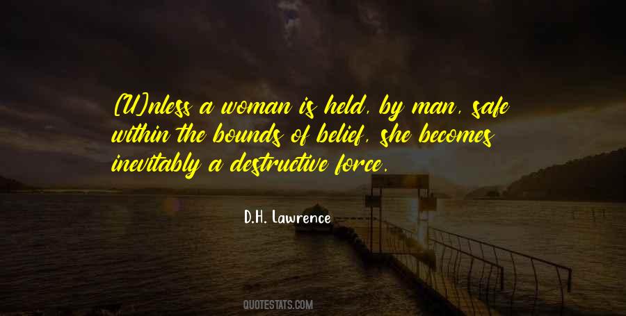 Quotes About Destructive Man #663213