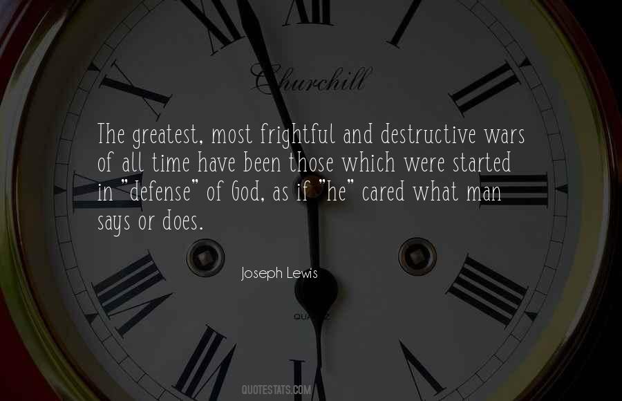 Quotes About Destructive Man #87520