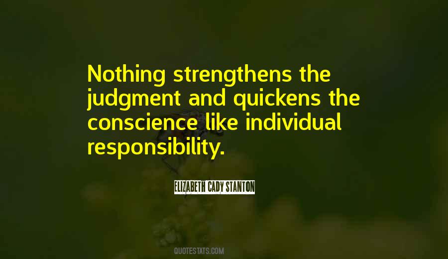 Quotes About Individual Responsibility #1791000