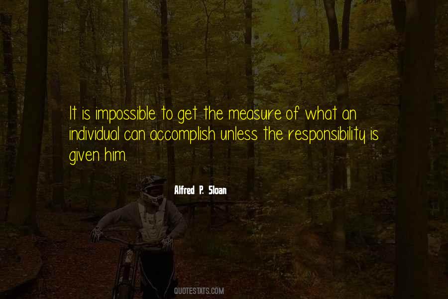 Quotes About Individual Responsibility #265522