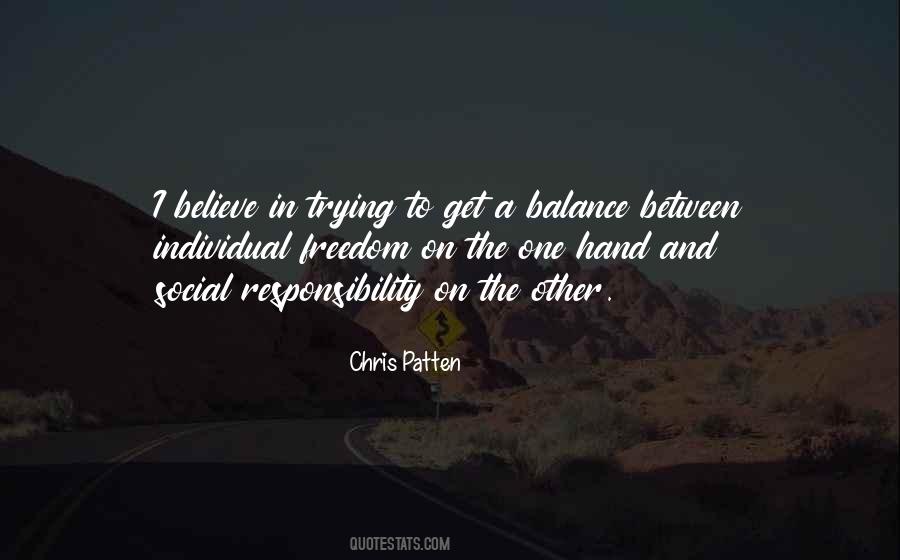 Quotes About Individual Responsibility #317283